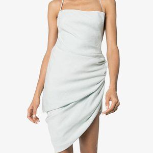 JACQUEMUS La Robe Saudade Mini Asymmetrical Dress - Size FR 38 (US Women's 6)